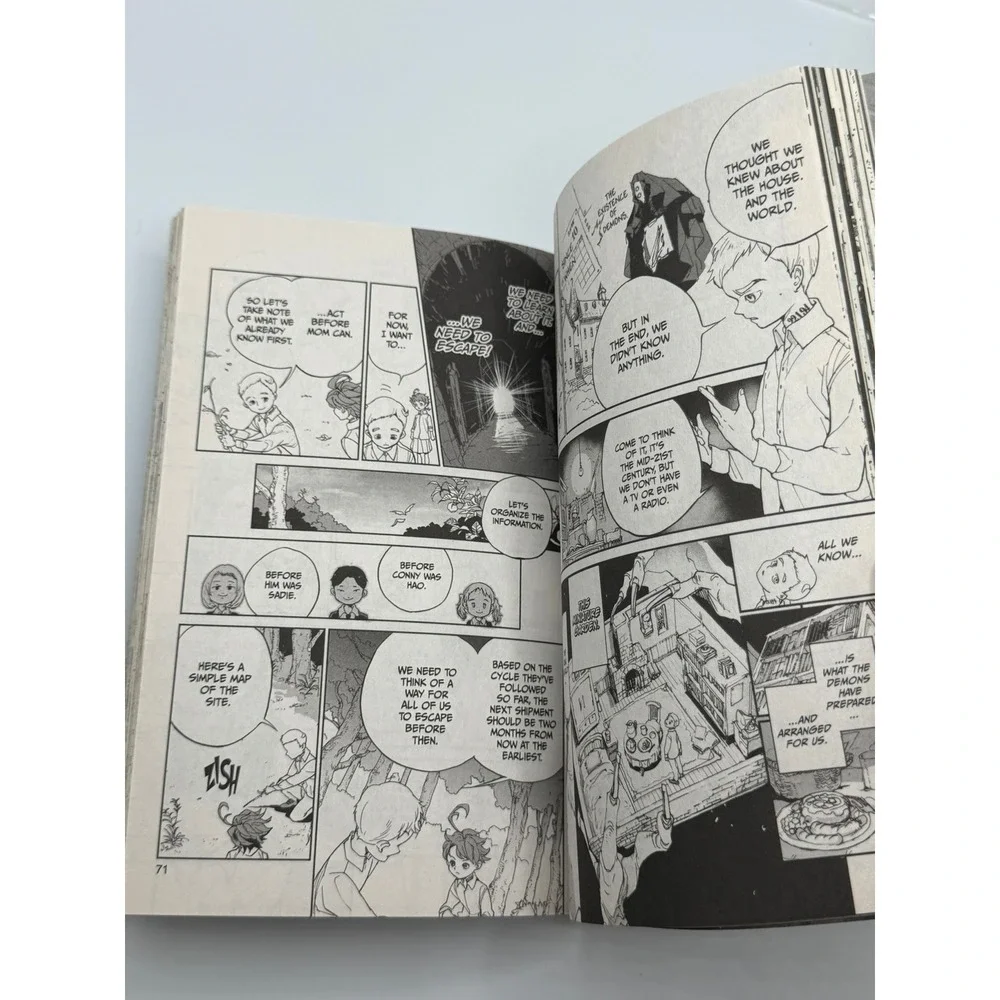 The Promised Neverland Manga Vol 1-2 Kaiu Shirai Posuka Demizu VIZ Media English - Picture 7 of 11